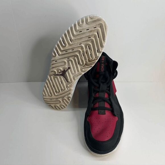 Nike Air Jordan 1 High React Mens Size 13 Shoes AR5321 006‎ Black BRED NO BOX - Picture 7 of 8